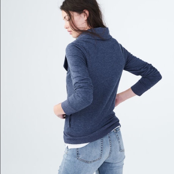 Dark Blue Athletic Jacket - Picture 6 of 8